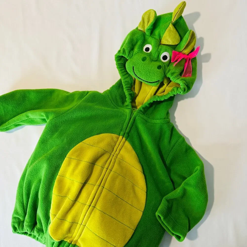 Carter's Dragon  / Dinosaur Zip Up Jacket Halloween Costume Sz 6-9 mo